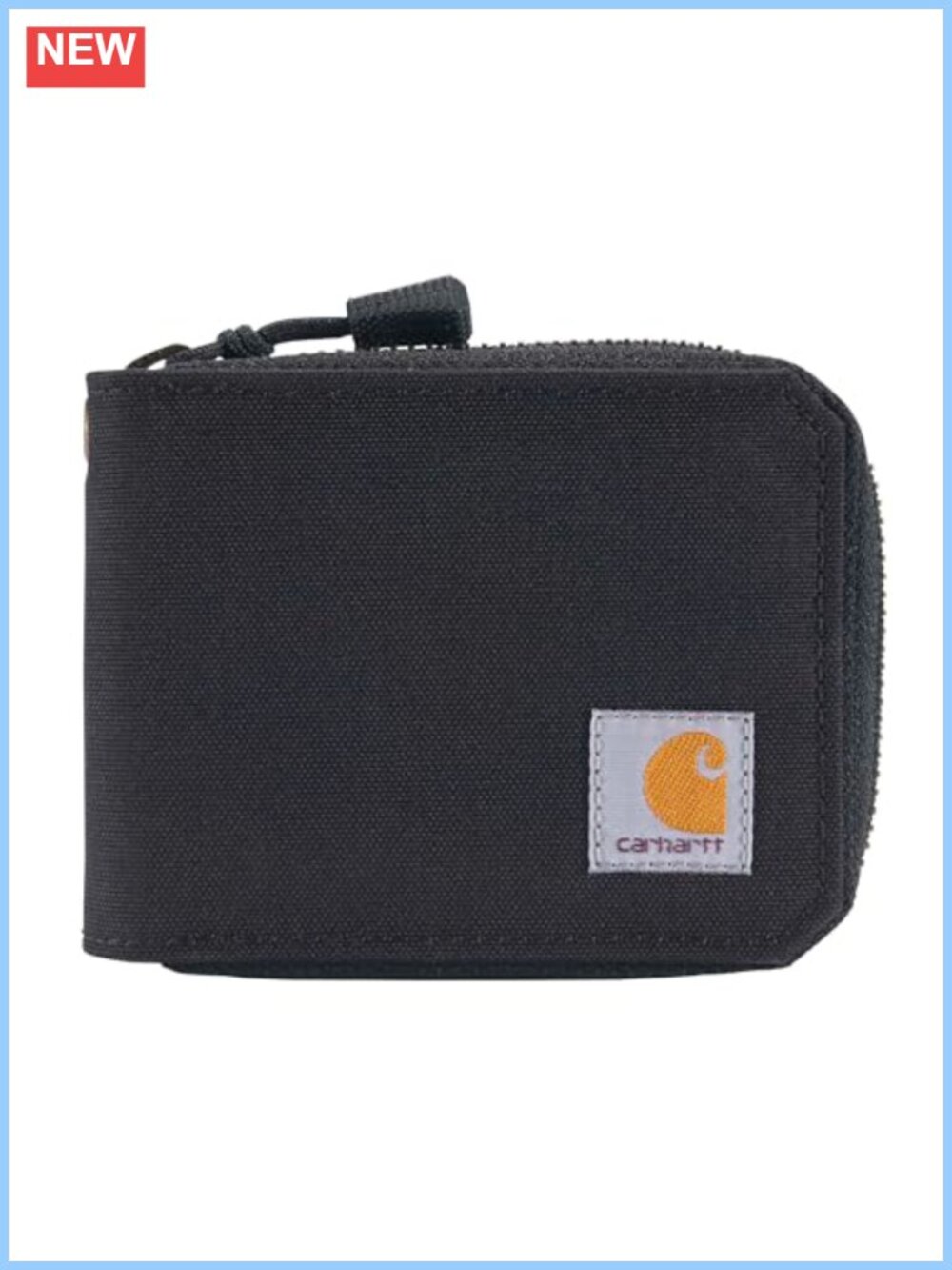 Nylon Duck Zipper Wallet RFID Blocking Tap-to-Pay Water-Resistant